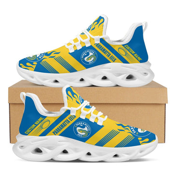 Parramatta Eels Custom Personalized Max Soul Sneakers Running Sports Shoes For Men Women Nrl For Men Women