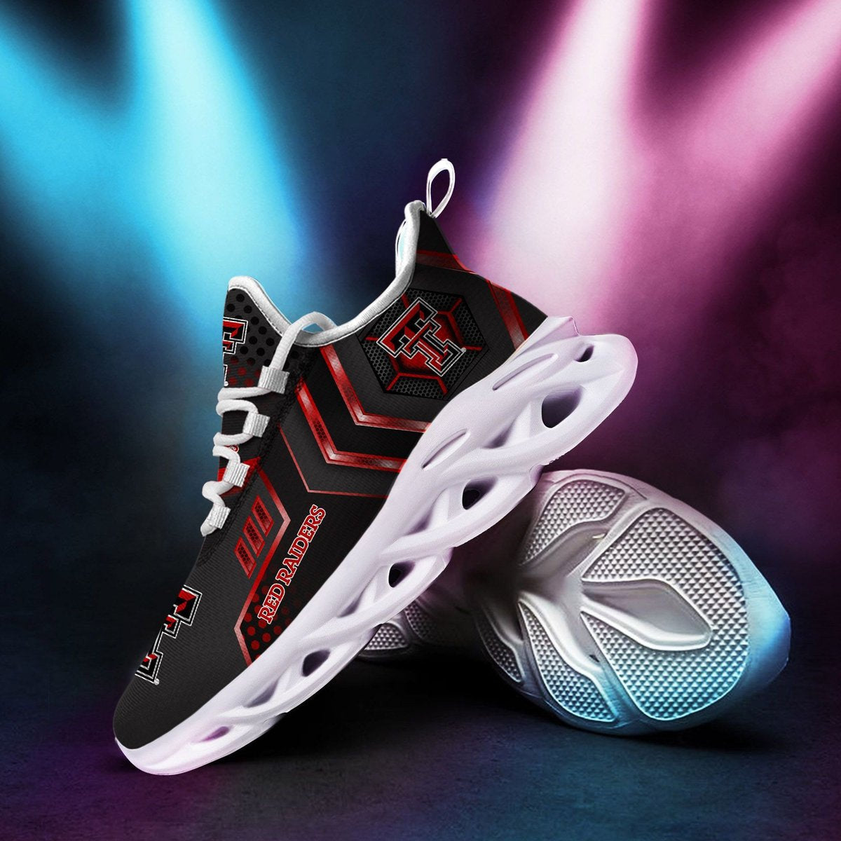 Texas Tech Red Raiders Max Soul Sneakers Running Sports Shoes For Men Women For Men Women