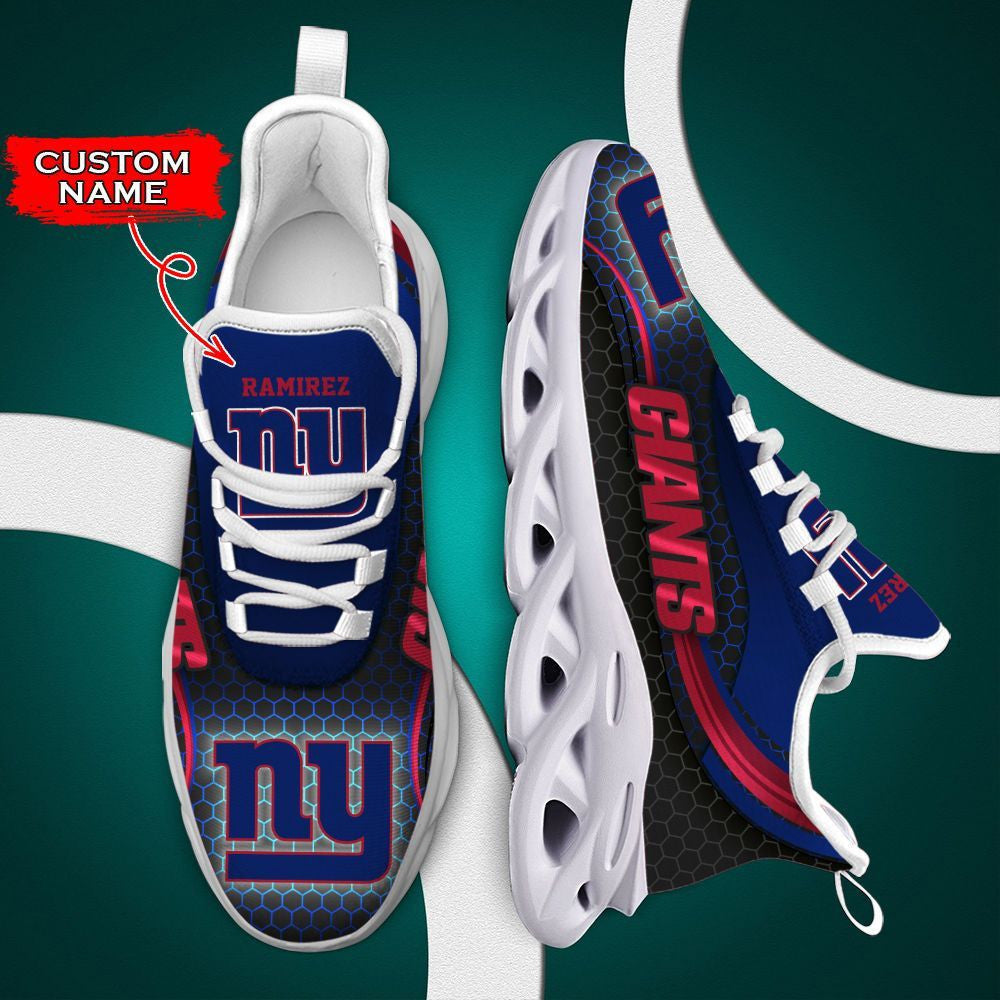 New York Giants Max Soul Shoes Luxury Custom Name 01 M3rtt0208 For Men Women