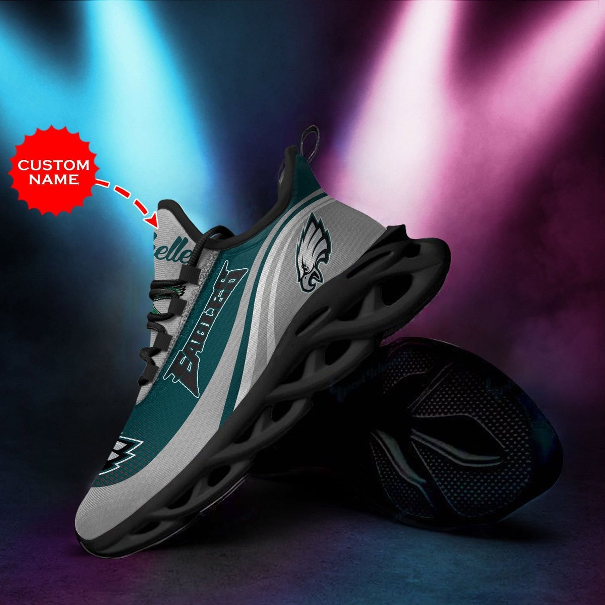 Philadelphia Eagles Custom Personalized Max Soul Sneakers Running Sports Shoes For Men Women For Men Women