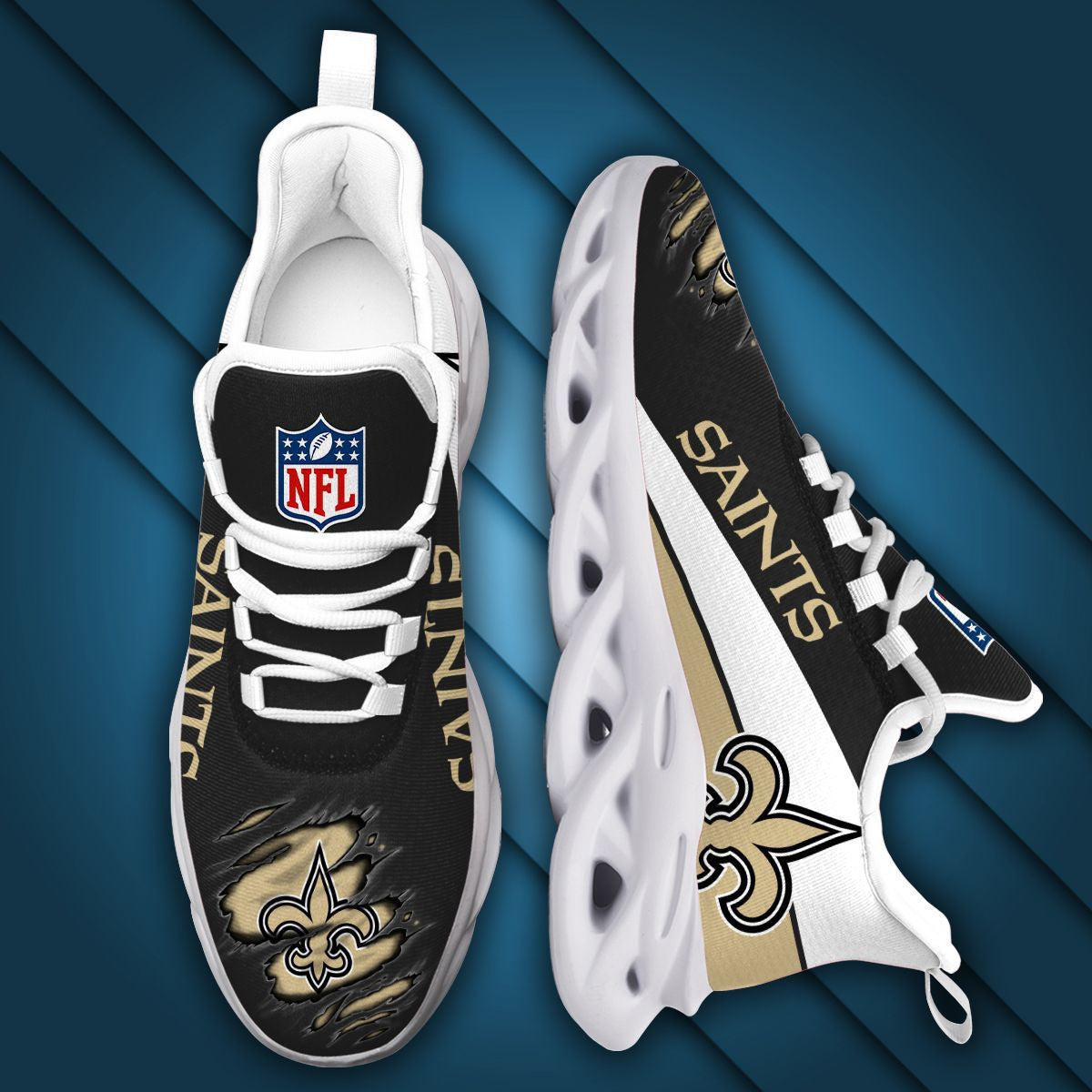 New Orleans Saints Max Soul Sneakers Running Sports Shoes For Men Women For Men Women