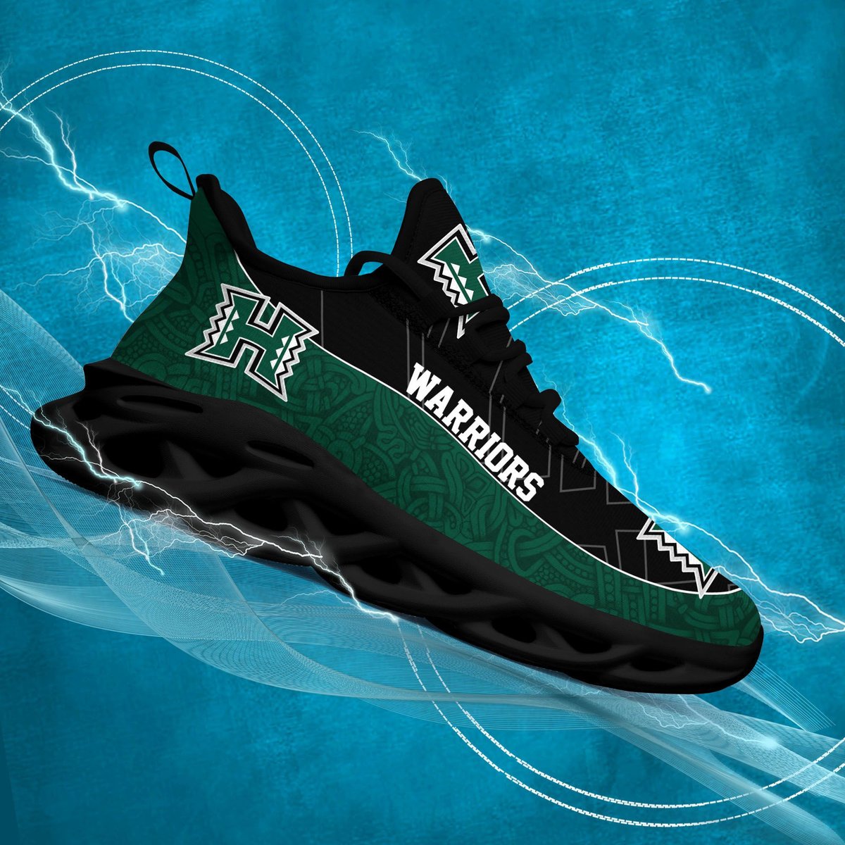 Hawaii Rainbow Warriors Ncaa3 Max Soul Sneakers New Trending Gift For Sport Lovers, Perfect Choice Camping Travel For Men Women