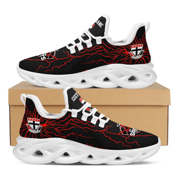 St Kilda Saints Custom Name Stylish Graffiti Personality Max Soul Shoes Afl For Men Women