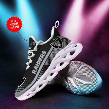 Las Vegas Raiders Custom Personalized Max Soul Sneakers Running Sports Shoes For Men Women For Men Women