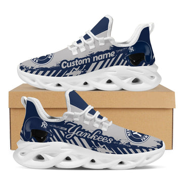 New York Yankees Baseball Team Helmet Custom Name Personalized Men And Women Max Soul Sneakers Shoes For Fans For Men Women