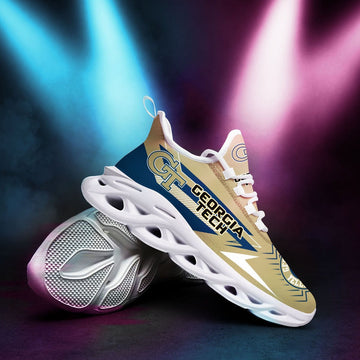 Georgia Tech Yellow Jackets Max Soul Shoes Dtms1910015 For Men Women