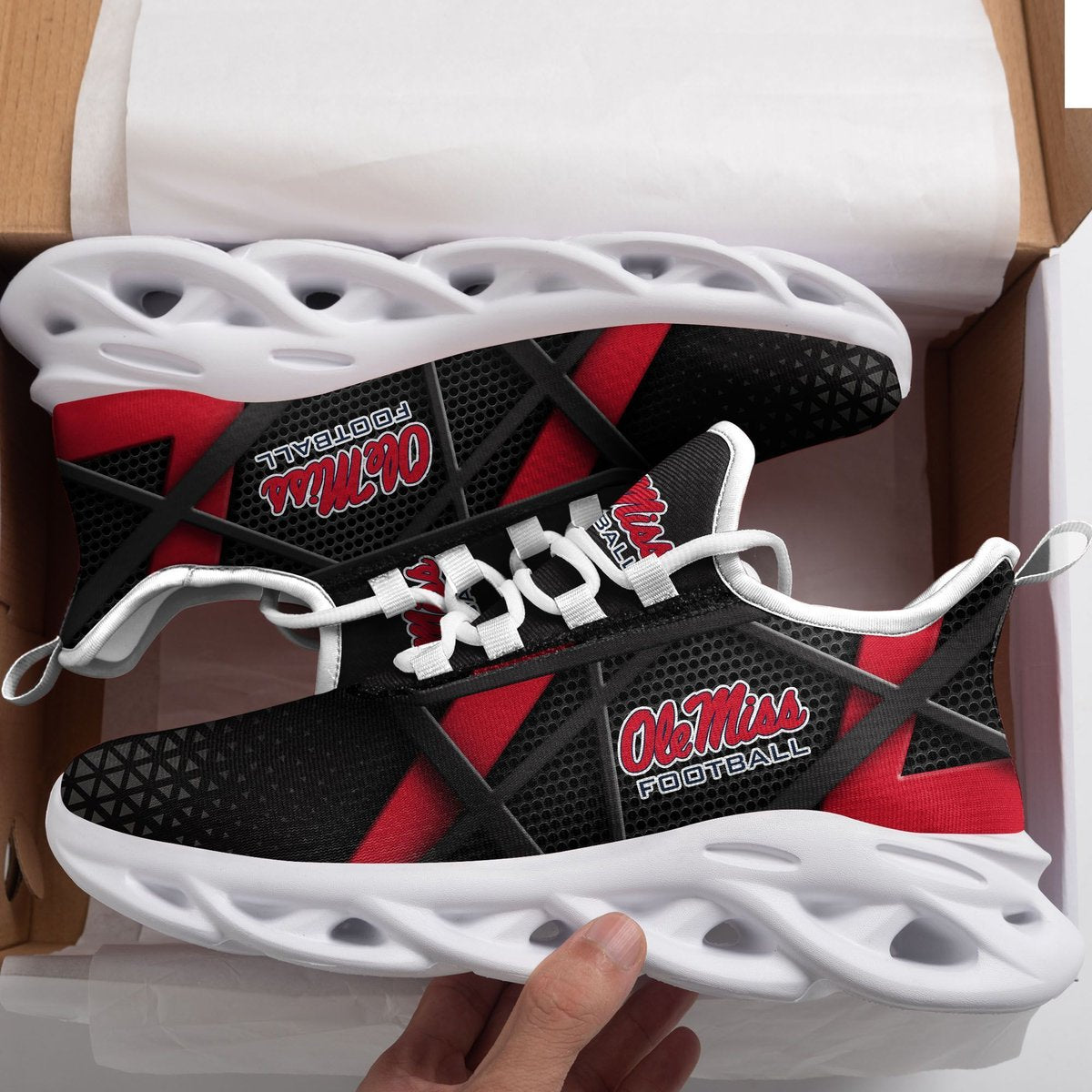Ole Miss Rebels Max Soul Sneakers Running Sports Shoes For Men Women For Men Women