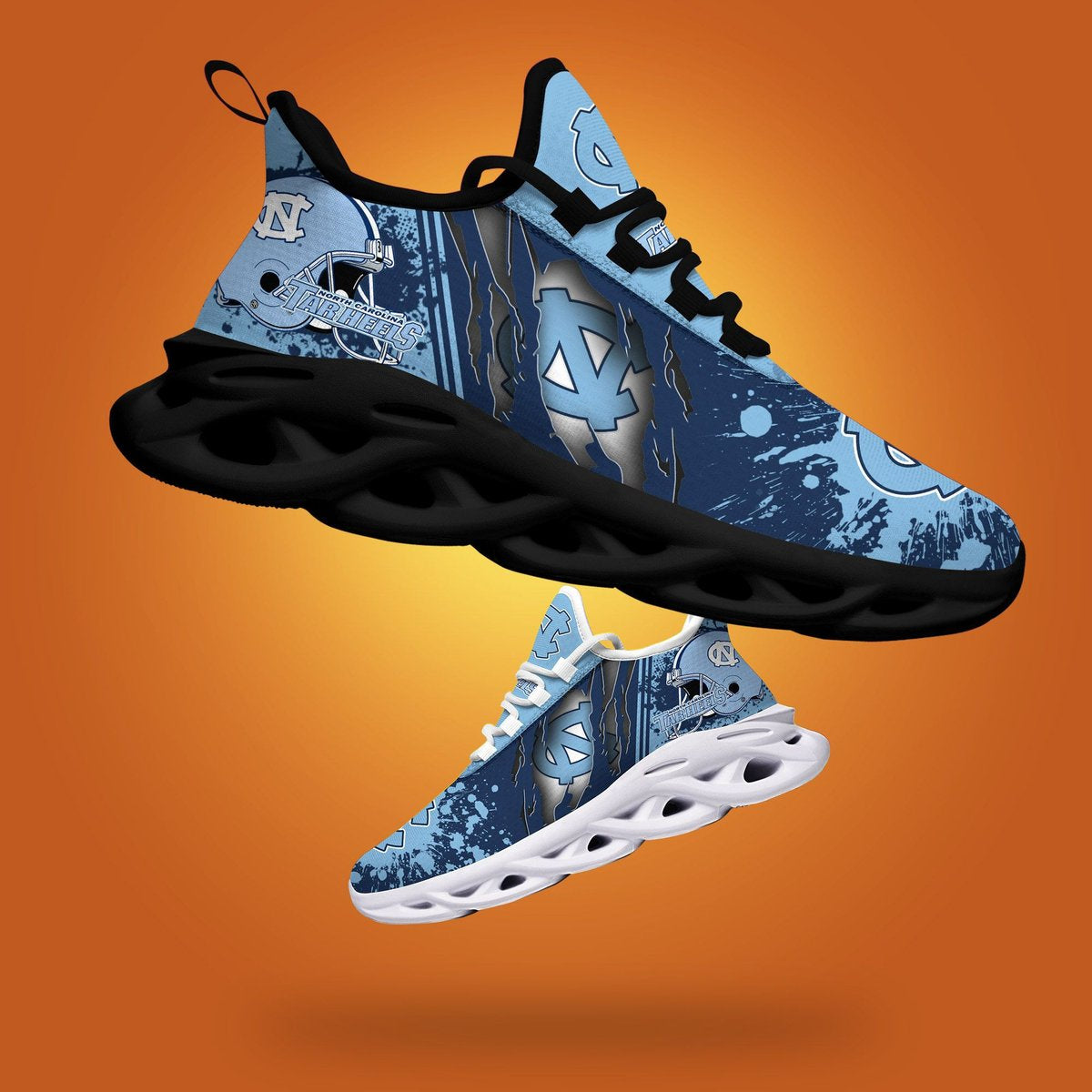 North Carolina Tar Heels Ncaa2 Max Soul Sneakers New Trending Gift For Sport Lovers, Perfect Choice Camping Travel For Men Women