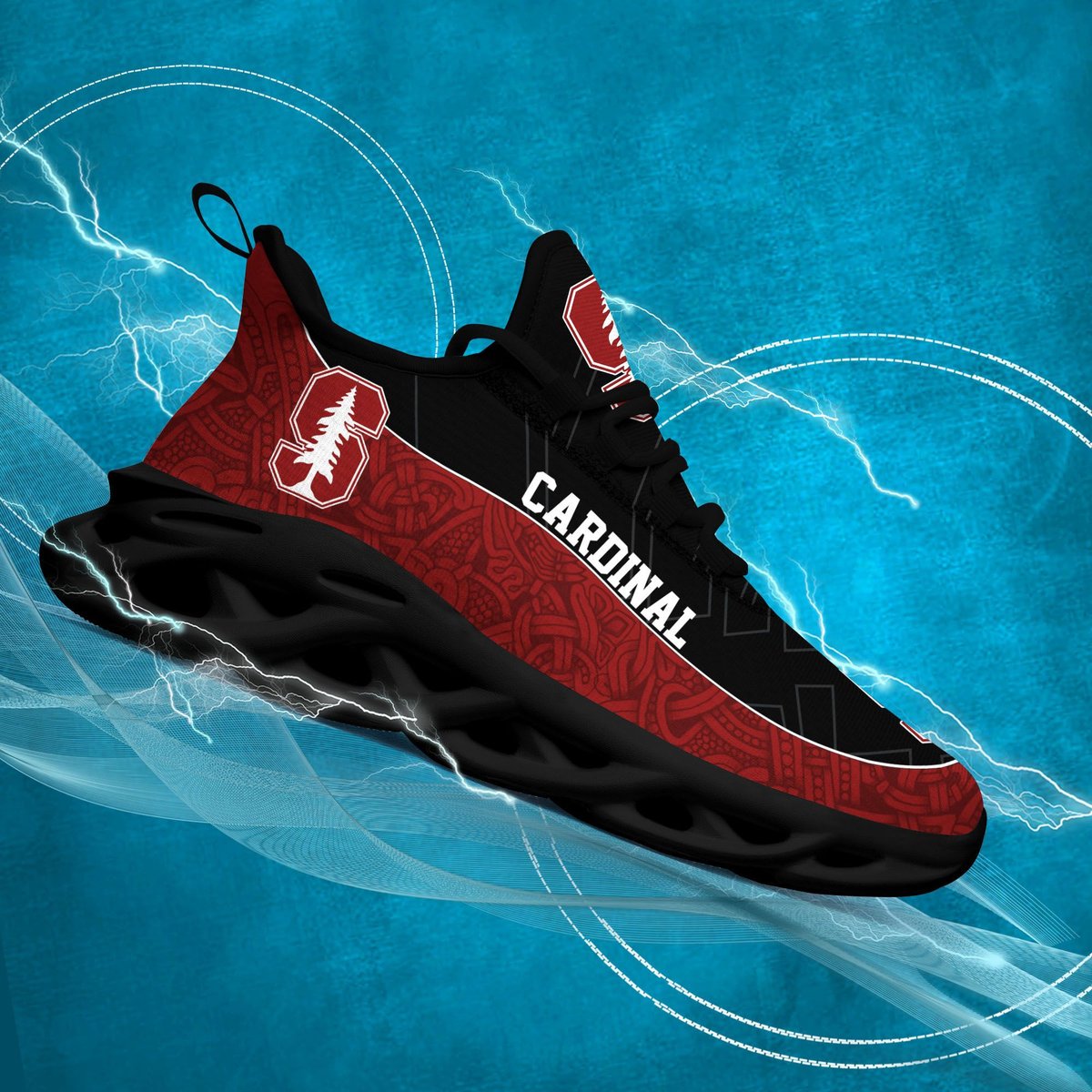 Stanford Cardinal Ncaa1 Max Soul Sneakers New Trending Gift For Sport Lovers, Perfect Choice Camping Travel For Men Women