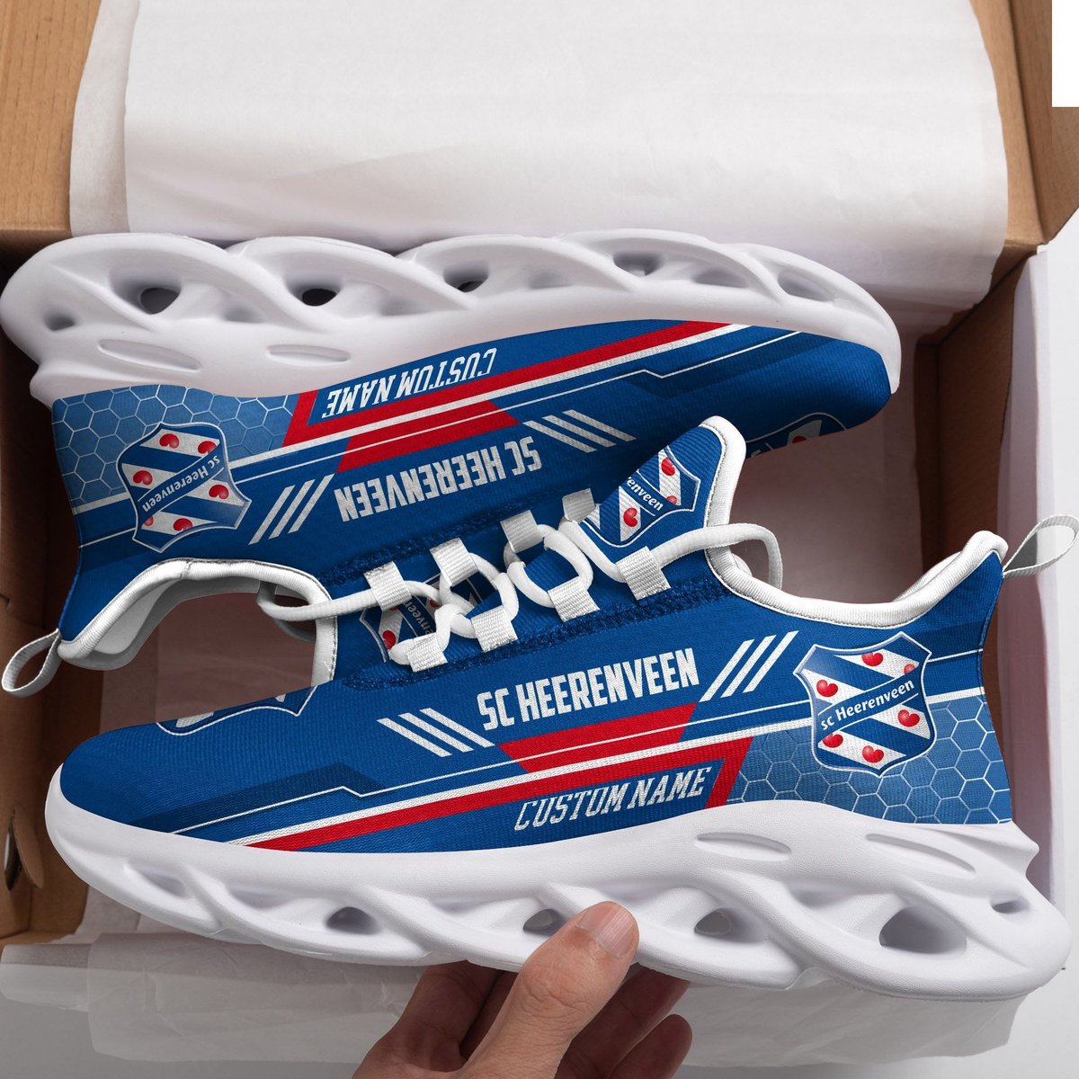 Sc Heerenveen Custom Personalized Max Soul Sneakers Running Sports Shoes For Men Women Football Fan Football Fan For Men Women