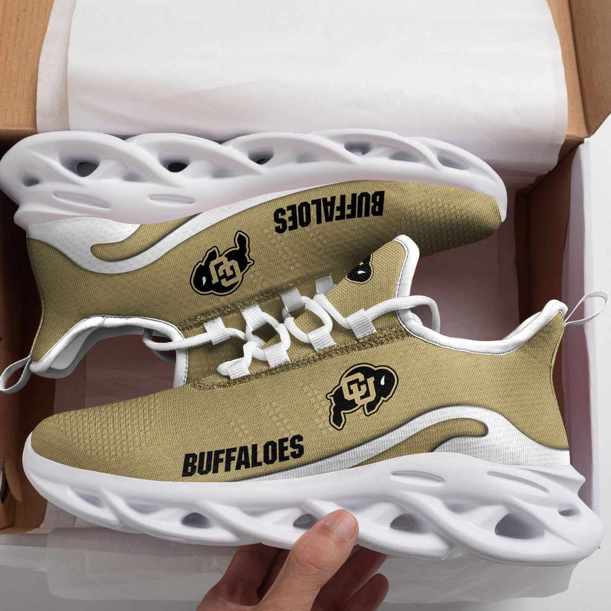 Colorado Buffaloes New Trending D Printed Max Soul Clunky Sneaker Shoes For Men Women