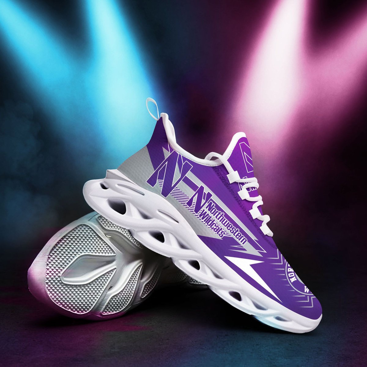 Orthwestern Wildcats Ncaa1-max Soul Sneakers For This Season Naetug-25477 Love Sport All Size Printing Sneaker For Men For Women Perfect Choice