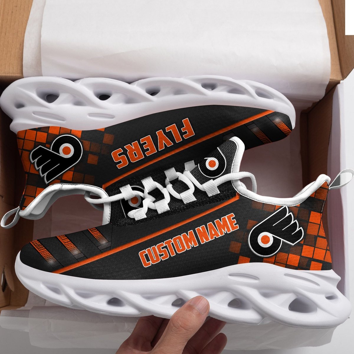 Philadelphia Flyers Custom Name Max Soul Sneaker Shoes For Fan For Men Women