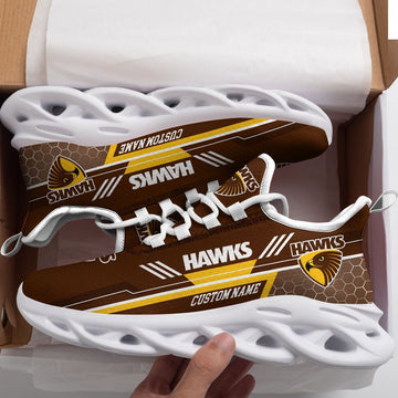 Hawthorn Hawks Custom Personalized Max Soul Sneakers Running Sports Shoes For Men Women Football Fan Football Fan For Men Women