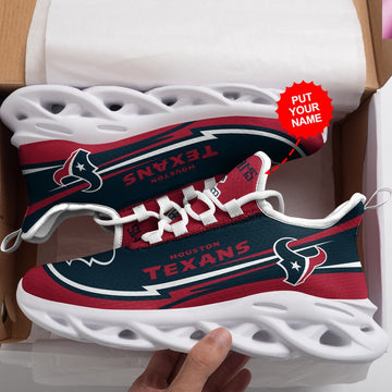 Houston Texans Custom Personalized Max Soul Sneakers Running Sports Shoes For Men Women For Men Women
