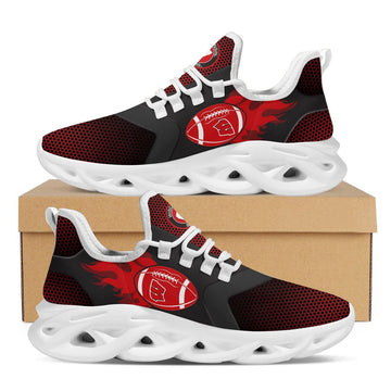 Wisconsin Badgers Fire Ball Max Soul Sneakers Running Sports Shoes For Men Women Football Fans For Men Women