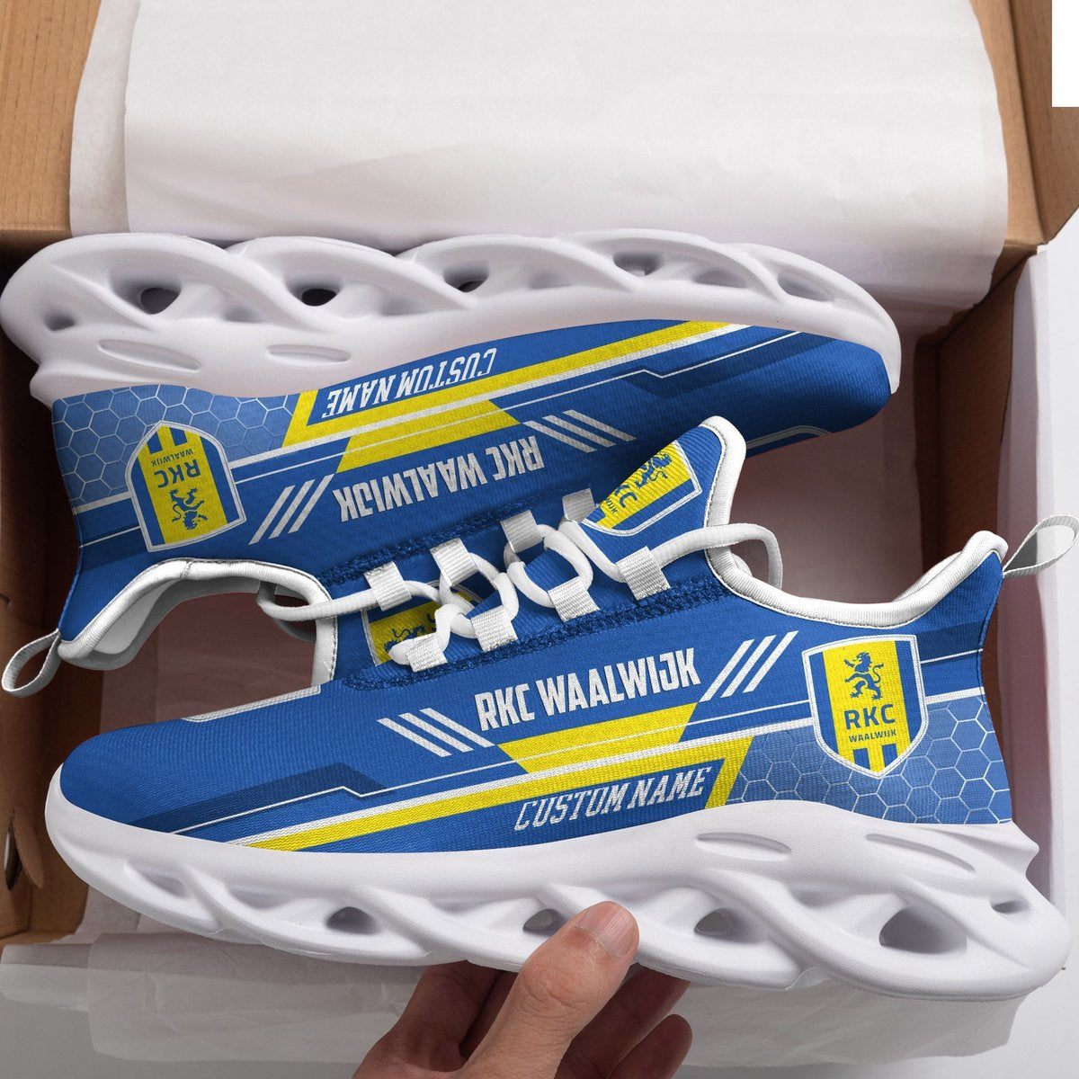 Rkc Waalwijk Custom Personalized Max Soul Sneakers Running Sports Shoes For Men Women Football Fan Football Fan For Men Women