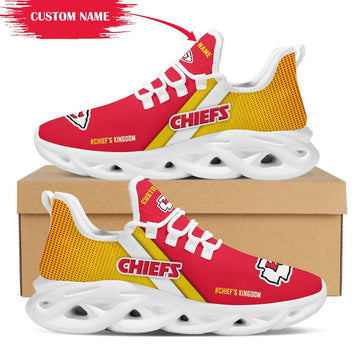 Kansas City Chiefs Custom Personalized Max Soul Sneakers Running Sports Shoes For Men Women For Men Women