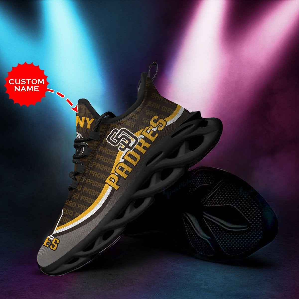 San Diego Padres Custom Personalized Max Soul Sneakers Running Sports Shoes For Men Women For Men Women
