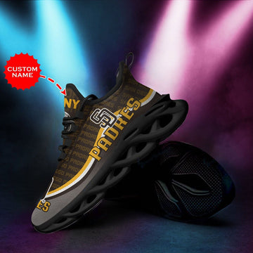 San Diego Padres Custom Personalized Max Soul Sneakers Running Sports Shoes For Men Women For Men Women