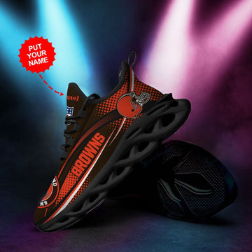 Cleveland Browns Custom Personalized Max Soul Sneakers Running Sports Shoes For Men Women For Men Women