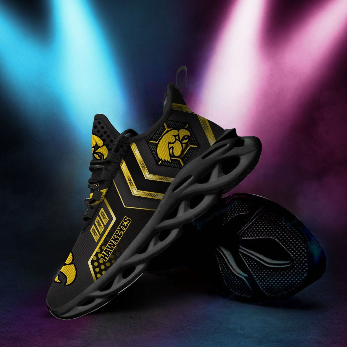 Iowa Hawkeyes Max Soul Sneakers Running Sports Shoes For Men Women For Men Women
