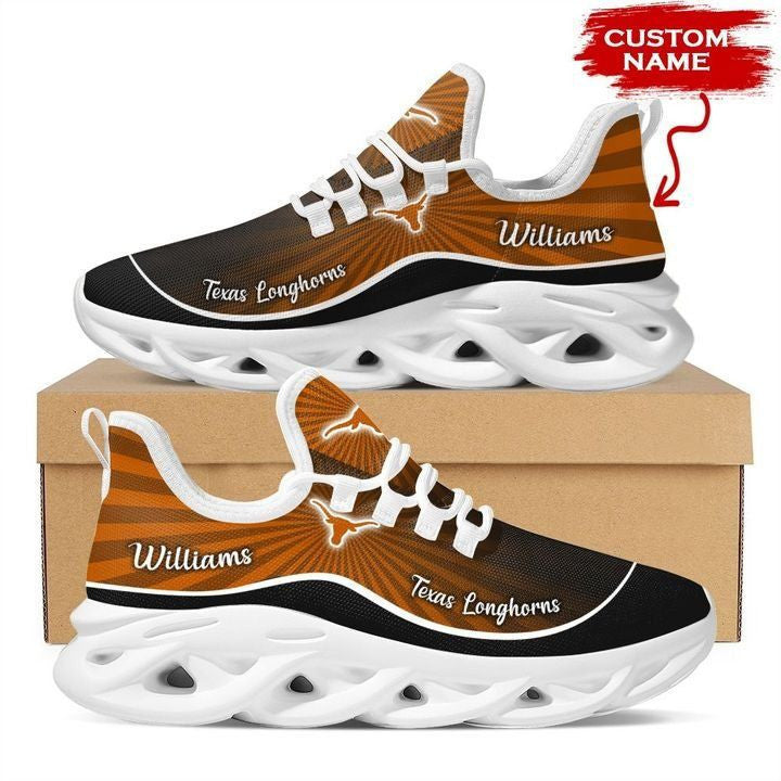 Texas Longhorns Max Soul Sneakers Personalized Homs081024 For Men Women