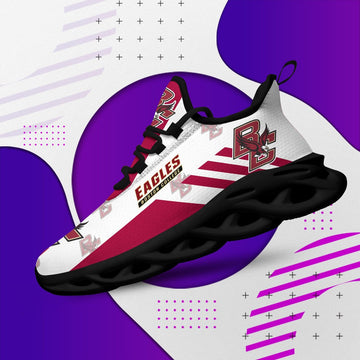 Oston College Eagles Ncaa3 Personalized Max Soul Sneakers New Trending Gift For Sport Lovers, Perfect Choice Camping Travel