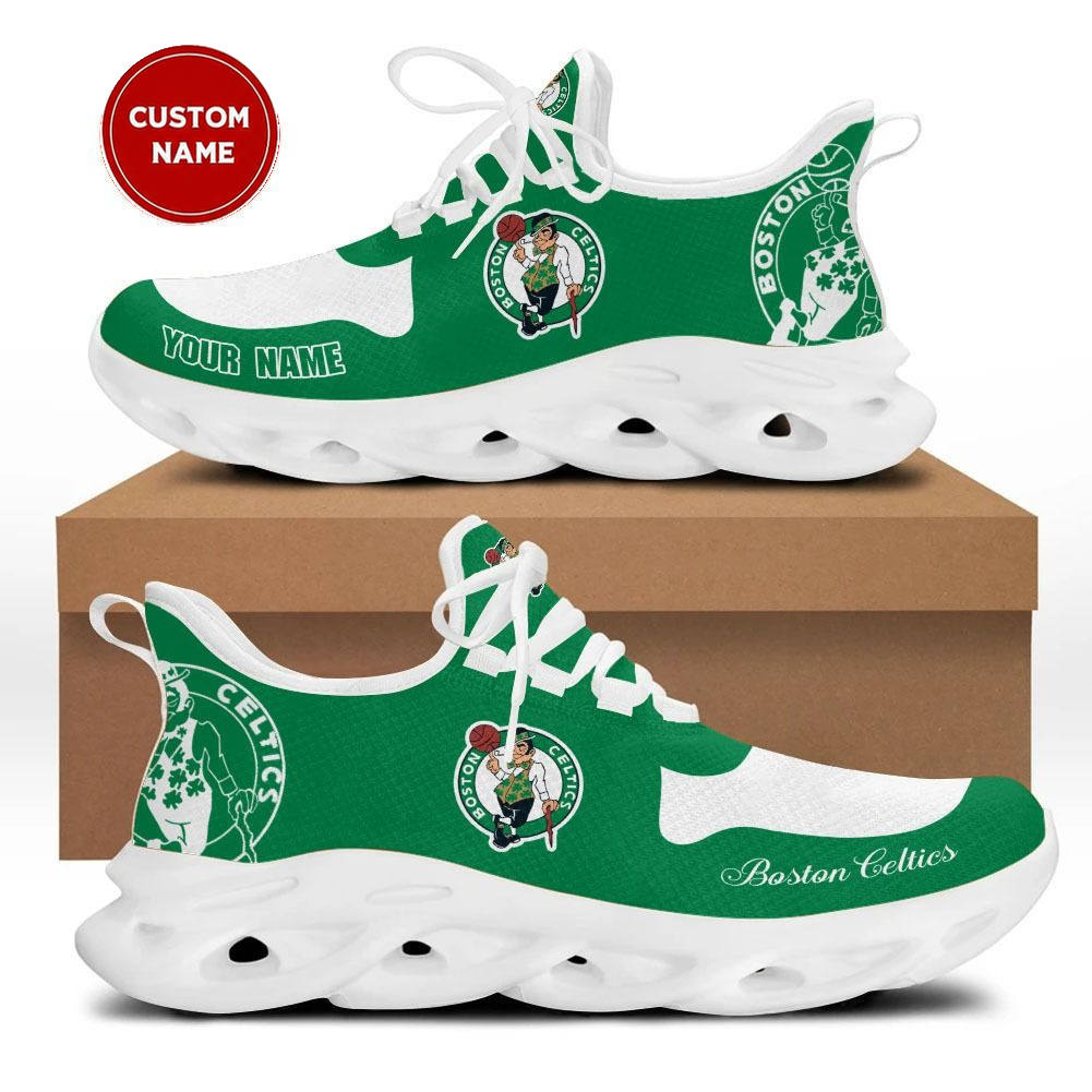 Oston Celtics Nba Custom Name Max Soul Sneaker