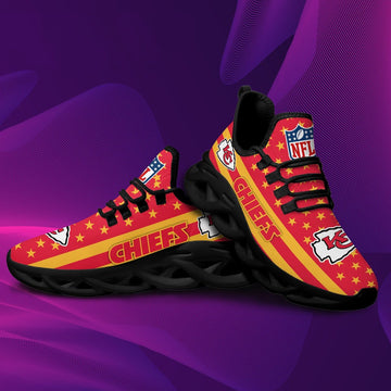 Kansas City Chiefs Max Soul Sneakers Running Sports Shoes For Men Women For Men Women