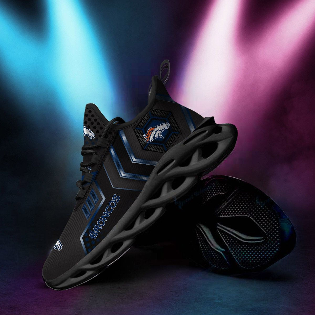 Denver Broncos Max Soul Sneakers Running Sports Shoes For Men Women For Men Women