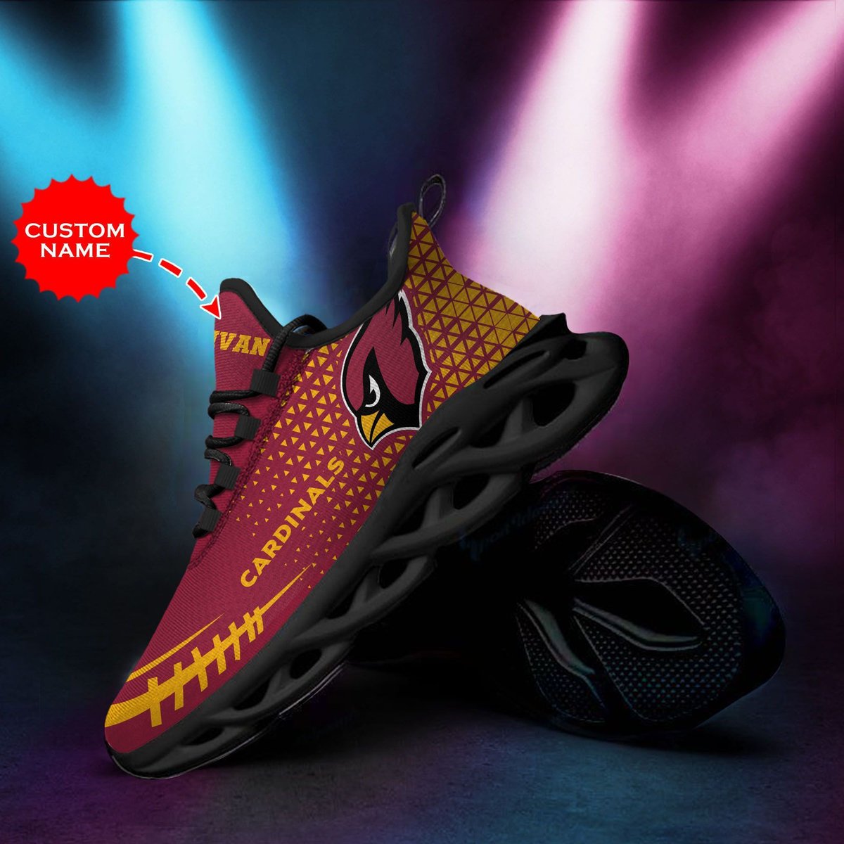 Arizona Cardinals Custom Personalized Max Soul Sneakers Running Sports Shoes For Men Women For Men Women