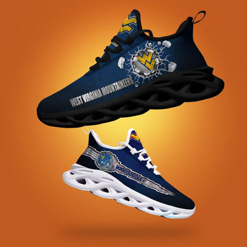 West Virginia Mountaineers Ncaa2 Max Soul Sneakers New Trending Gift For Sport Lovers, Perfect Choice Camping Travel For Men Women
