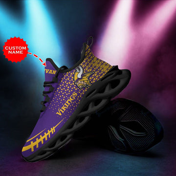 Minnesota Vikings Custom Personalized Max Soul Sneakers Running Sports Shoes For Men Women For Men Women