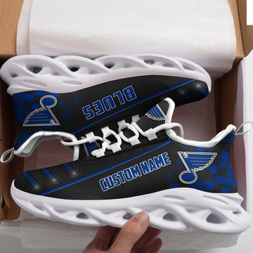 St Louis Blues Custom Name Max Soul Sneaker Shoes For Fan For Men Women