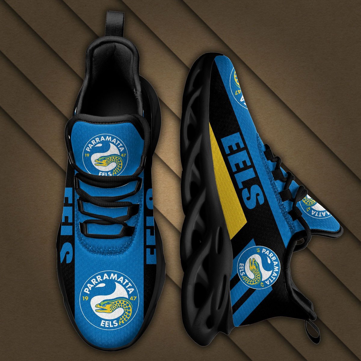 Nrl Parramatta Eels Max Soul Sneakers Running Sports Shoes For Men Women For Men Women