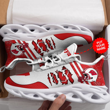 Wisconsin Badgers Custom Personalized Max Soul Sneakers Running Sports Shoes For Men Women For Men Women