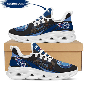 Tennessee Titans Mascot Custom Name Personalized Max Soul Sneakers Running Sports Shoes For Men For Men Women