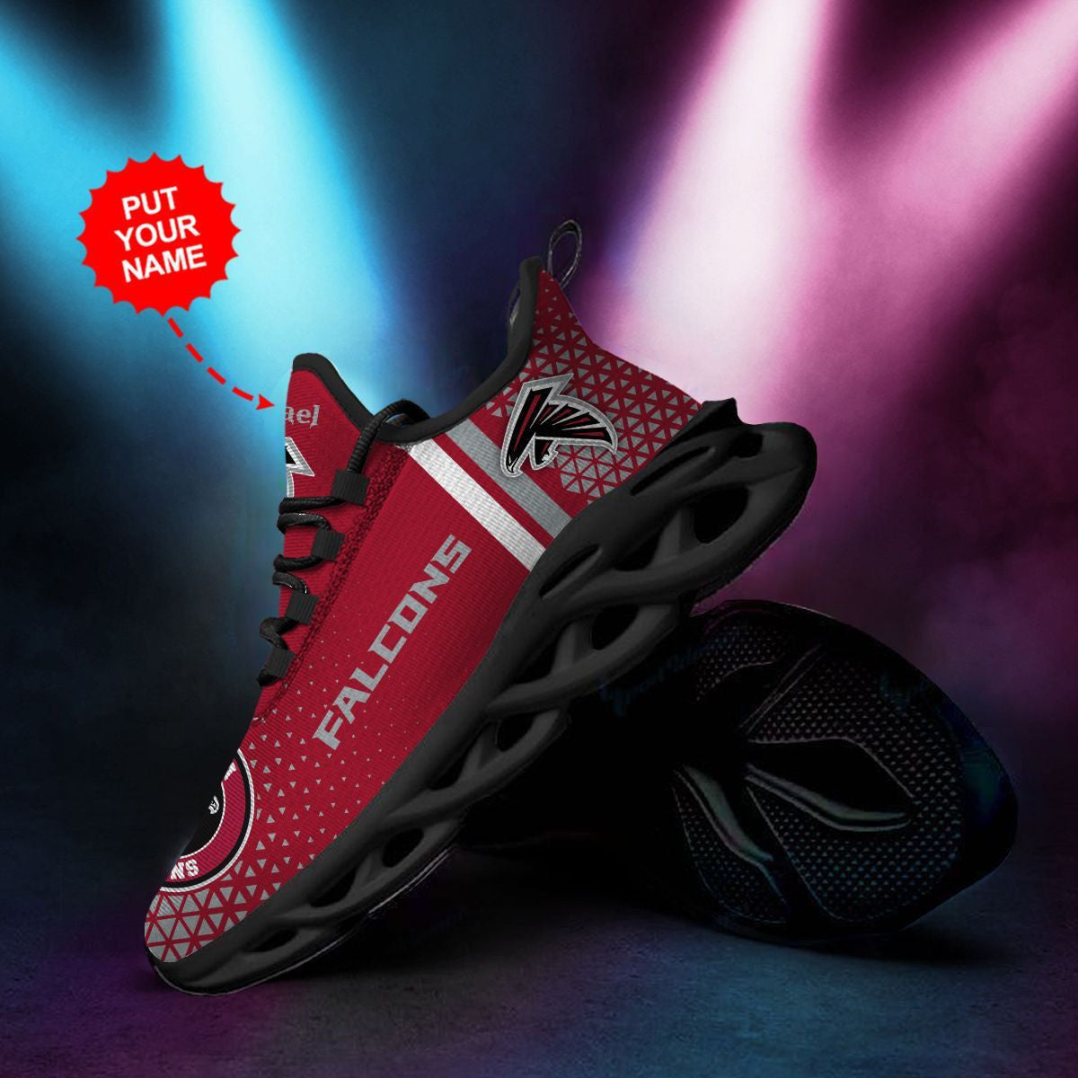 Atlanta Falcons Custom Personalized Max Soul Sneakers Running Sports Shoes For Men Women For Men Women