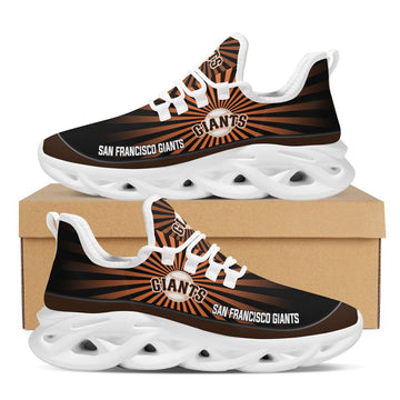San Francisco Giants Light Flashes Design Trending Max Soul Clunky Sneaker Shoes For Mens Womens Major League Baseball Team Fans For Men Women