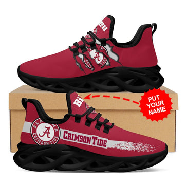 Alabama Crimson Tide Custom Personalized Max Soul Sneakers Running Sports Shoes For Men Women For Men Women