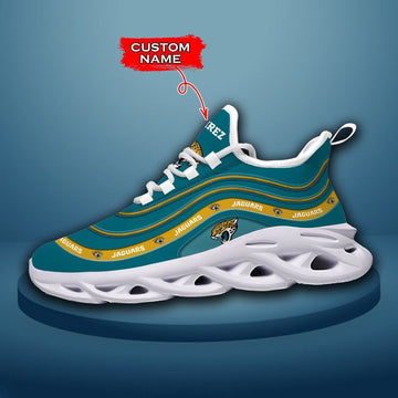 Jacksonville Jaguars Max Soul Shoes Luxury Custom Name 03 M3htn0843 For Men Women