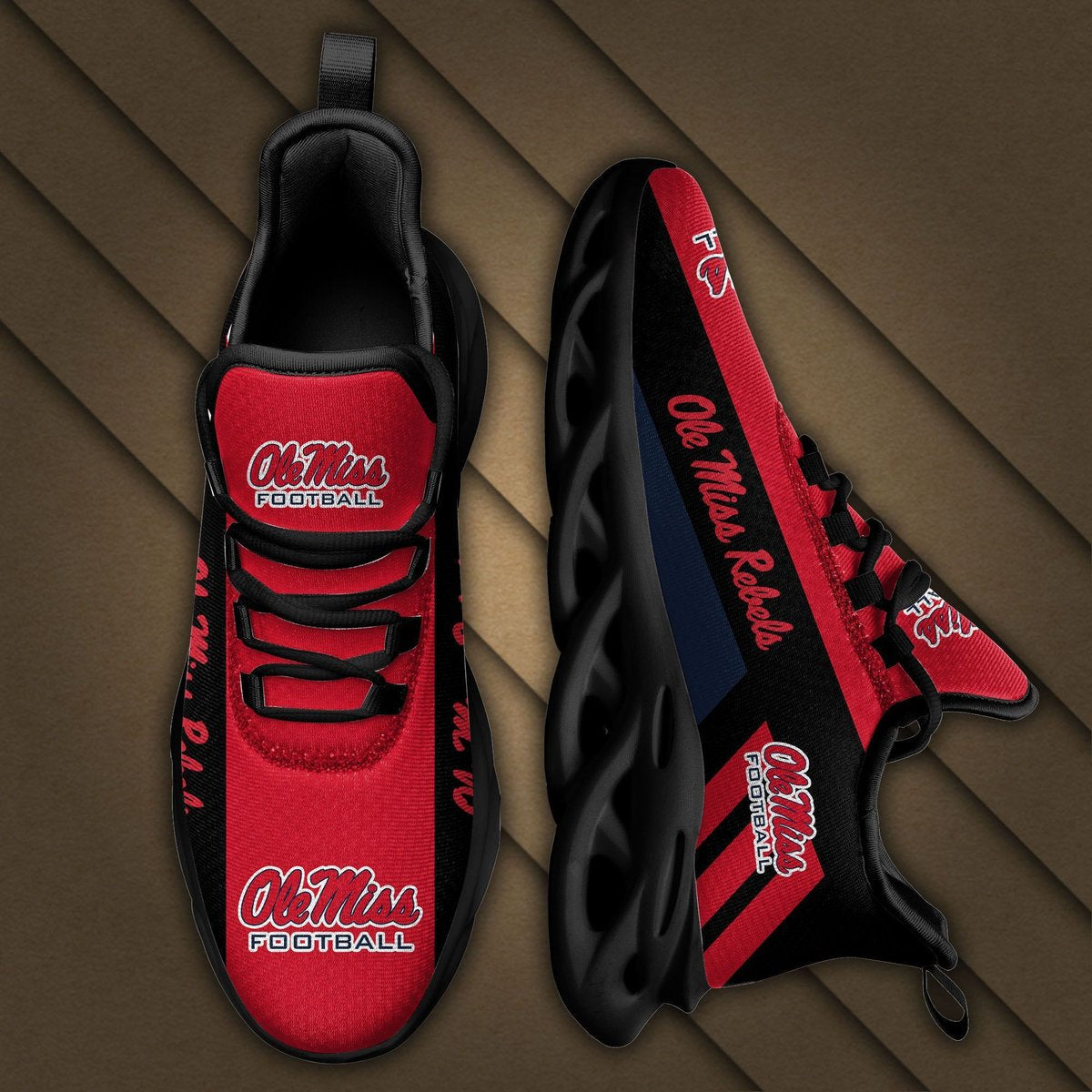 Ole Miss Rebels Max Soul Sneakers Running Sports Shoes For Men Women For Men Women