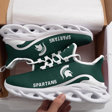 Michigan State Spartans New Trending D Printed Max Soul Clunky Sneaker Shoes For Men Women