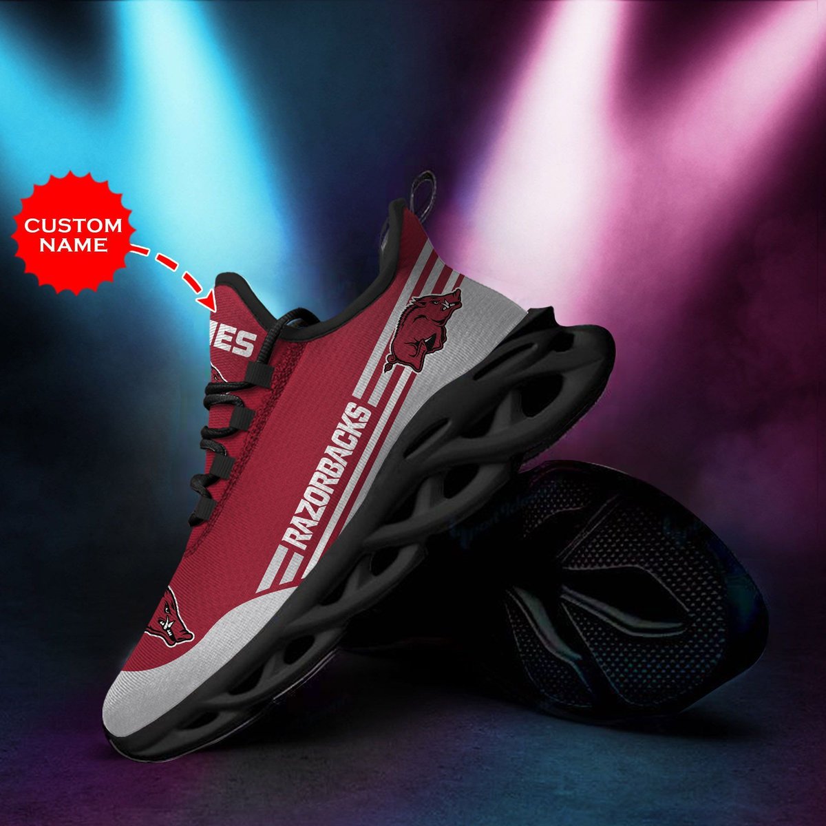 Arkansas Razorbacks Custom Personalized Max Soul Sneakers Running Sports Shoes For Men Women For Men Women
