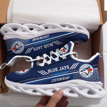 Toronto Blue Jays Custom Personalized Max Soul Sneakers Running Sports Shoes For Men Women Football Fan Football Fan For Men Women