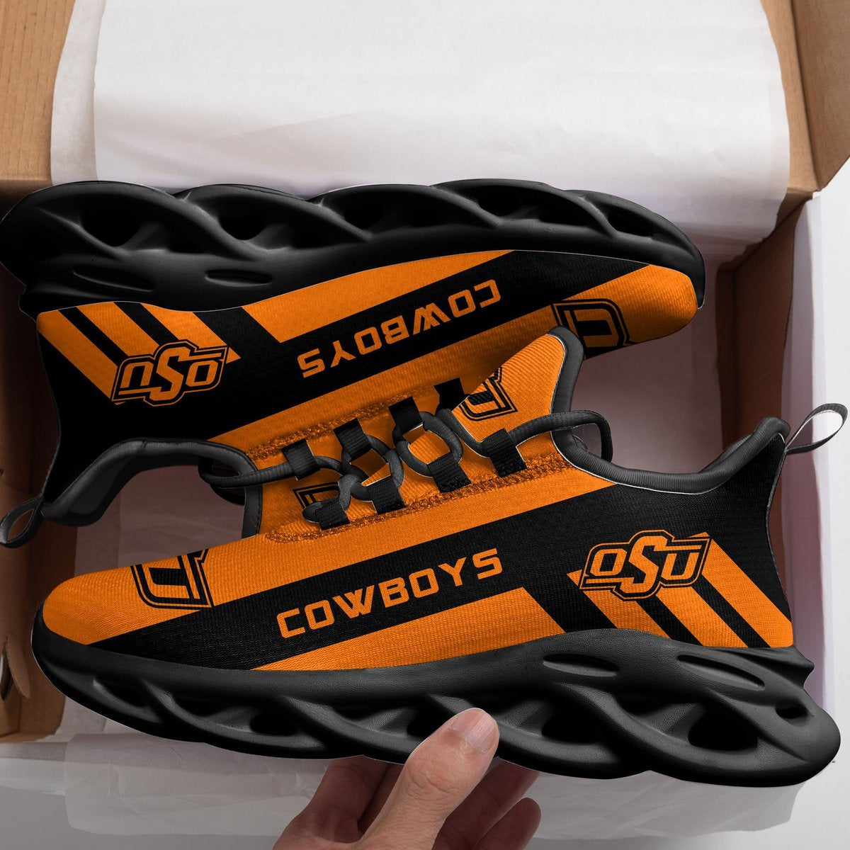 Oklahoma State Cowboys Max Soul Sneakers Running Sports Shoes For Men Women For Men Women