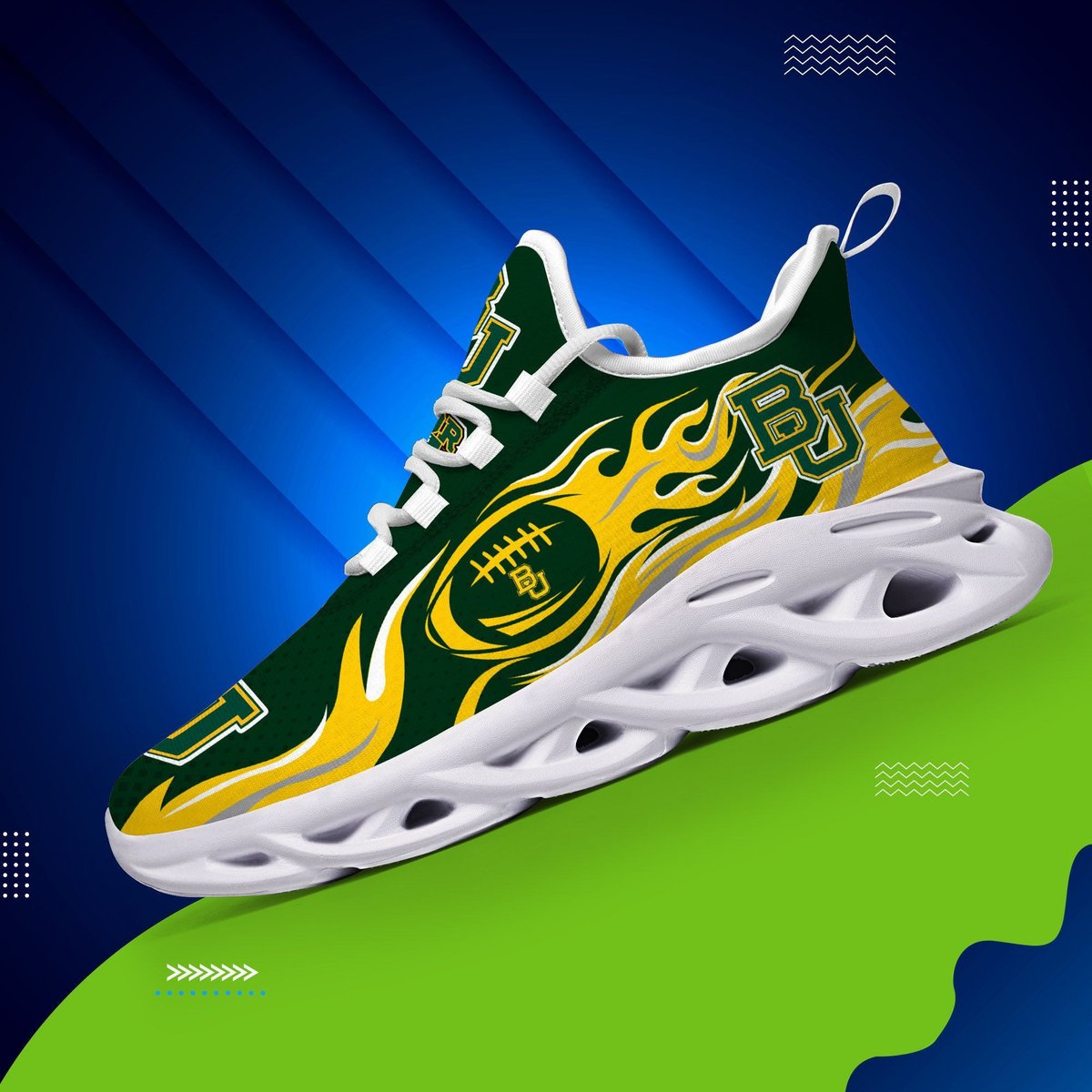 Baylor Bears Max Soul Sneaker Dtms169054 For Men Women