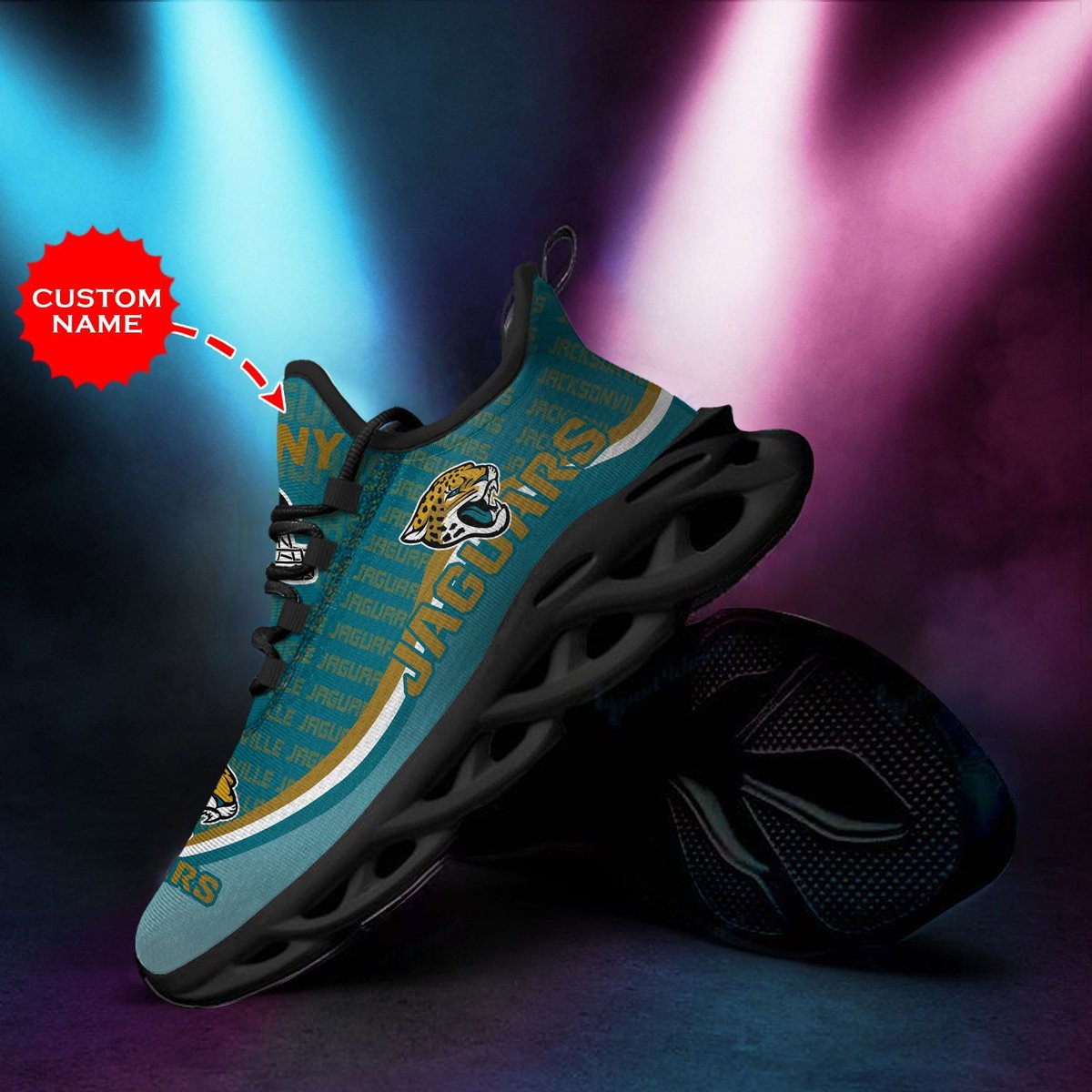 Jacksonville Jaguars Custom Personalized Max Soul Sneakers Running Sports Shoes For Men Women For Men Women