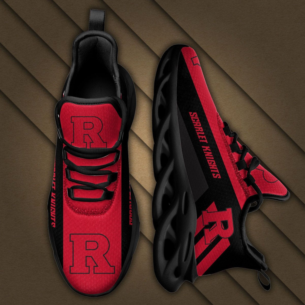 Rutgers Scarlet Knights Max Soul Sneakers Running Sports Shoes For Men Women For Men Women